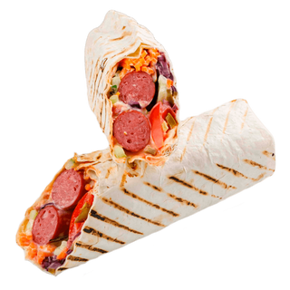 Хот-дог подвійний з мисливською сосискою (650г)