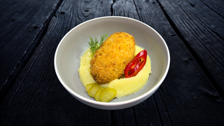 ქათმის კოტლეტი პიურეთი