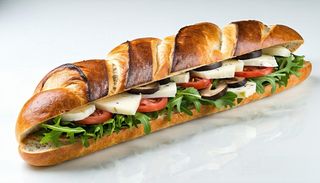 Panino carpaccio cotto