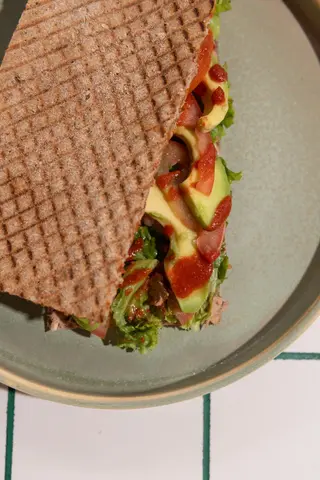 Spicy Tuna Lite House Rye Bread