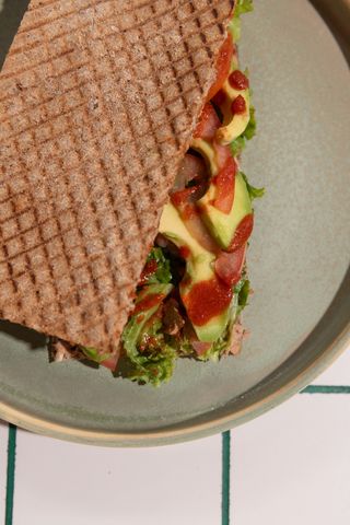 Spicy Tuna Lite House Rye Bread