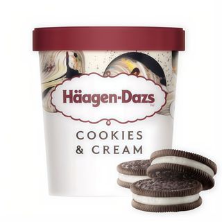 Helado Haagen Dazs Coockies & Cream (95 Ml.)