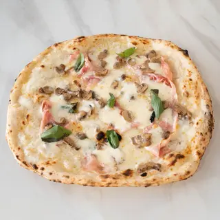 Cotto e funghi