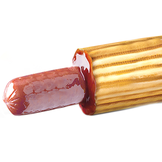 Хот-догХХL Класична сосиска (світла бул)