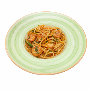 LINGUINE CON GAMBERI E ZUCCHINE