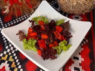 Салат з печеними овочами