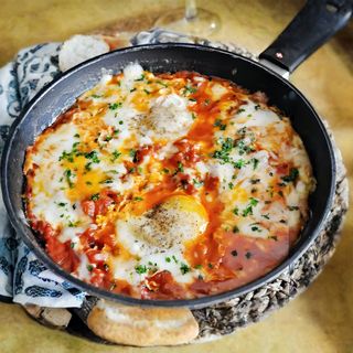 Omelette sauce tomate grande