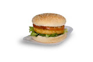 Hamburguesa De Pollo Rebozado