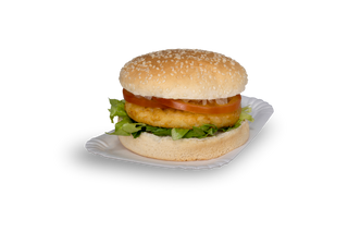 Hamburguesa De Pollo Rebozado