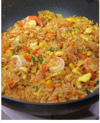 87. Arroz frito especial de la casa