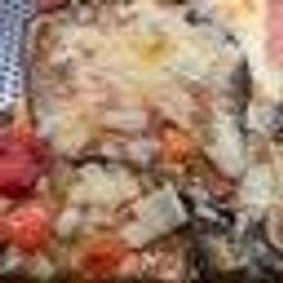 Pizza parmigiana di melanzane al trancio 