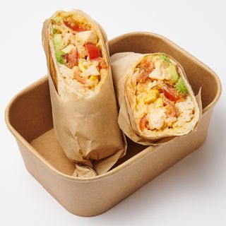 American chicken burrito