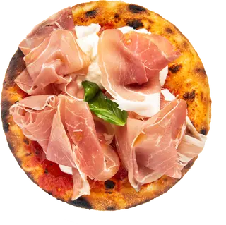 Burrata e prosciutto crudo