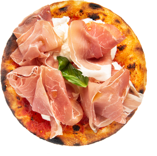 Burrata e prosciutto crudo