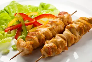 Spiedine di pollo
