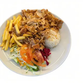 Menú sultan de pollo