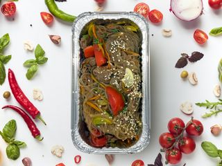 Фунчоза теплая с говядиной