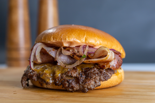 BBQ BACON DOUBLE SMASHED