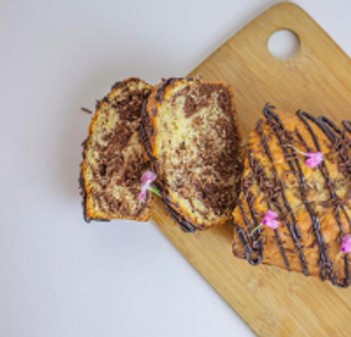 Cake Marmoleado de Vainilla y Chocolate