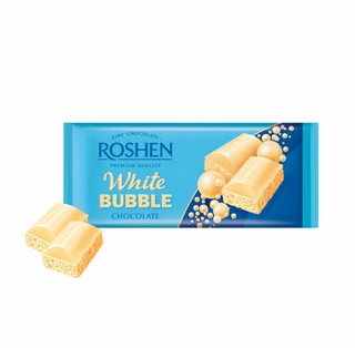 Белый шоколад Roshen с пузырьками 80 г