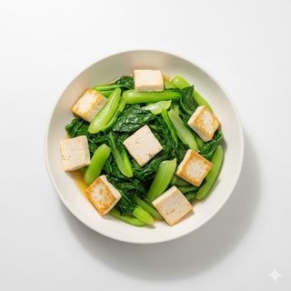 Verdure con tofu 青菜豆腐