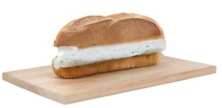 Bocadillo de queso tierno