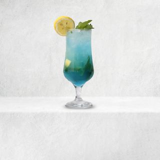 Blue Lagoon Mocktail