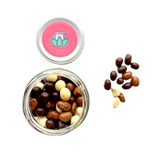 Tarro Cacahuetes Chocolates Mix 250Ml.