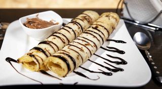 Clatite cu ciocolata 