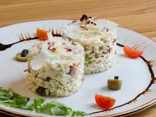 Carbonara rižoto