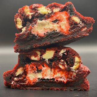 Red Velvet Cookie & Cream Monster Cookie