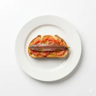 Anchoas Del Cantábrico Con Pan Tumaca (1 Ud.)