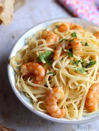 Spaghetti Aux Crevettes