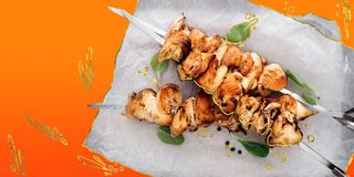 Шашлык из  курицы 