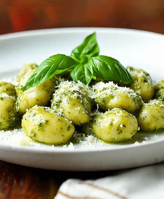 Gnocchi Pesto bazyliowe z kurczakiem