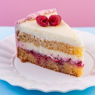 Limão com Framboesa - Fatia