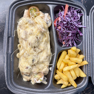 Ланч бокс №2 (Паста курица с грибами)