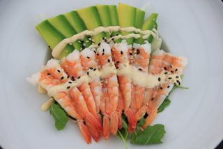 A4 Ebi salad