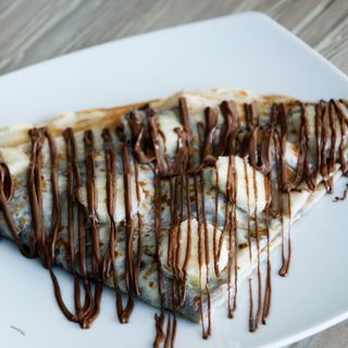 2.Clătită cu nutella și banane