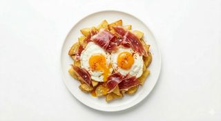 Huevos Rotos Con Jamón