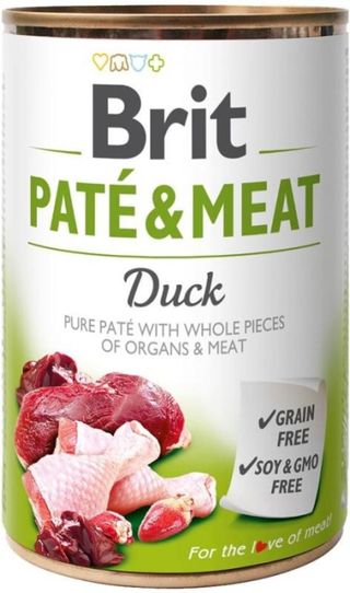 Brit Paté and Meat Dog k 400г з качкою