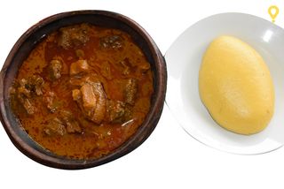 Foutou Banane Sauce Graine