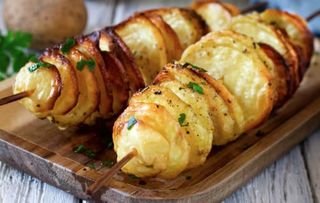 Patate speziate a spirale grande