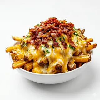 Patatas Con Queso Y Bacon