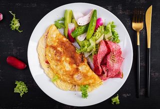 Omelette Thon Salami