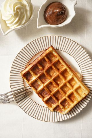 Gofre de dulce de leche