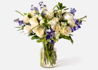 Ramo Grande Blanco - 24 rosas y complemento