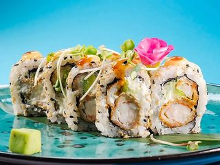 Рол Ебі Темпура (2 варіанти) З сиром філа