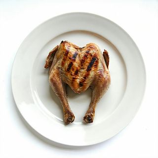 Mezzo pollo alla griglia - allevato a terra