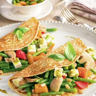 Crepes Con Verdura